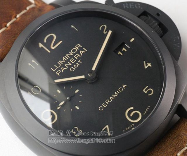 Panerai手錶 全陶瓷表殼 VS沛納海男表 沛納海全自動機械男士腕表  hds1277